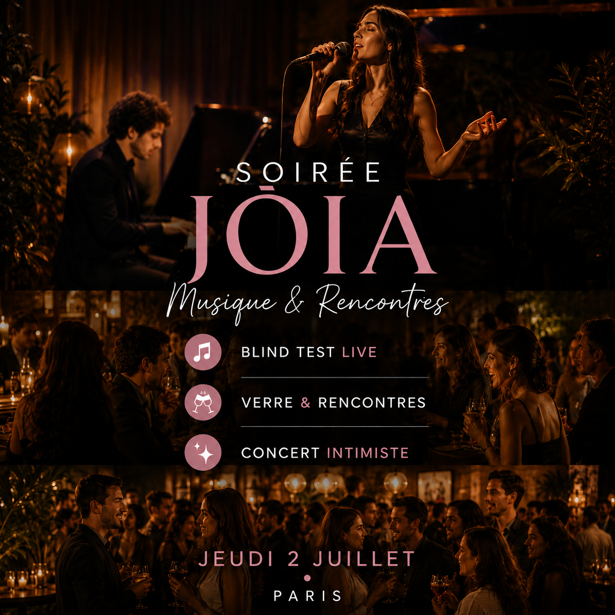 🎶 Soirée JÒIA — Musique & Rencontres I Jeudi 2 juillet à 19h45