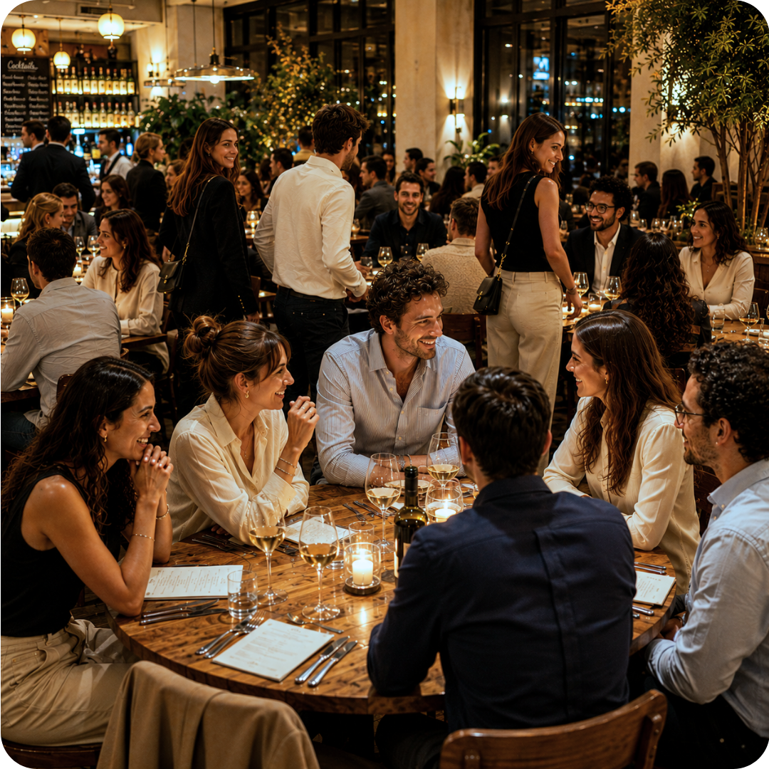 JÒIA À Table - tu changes de place après l'entrée !